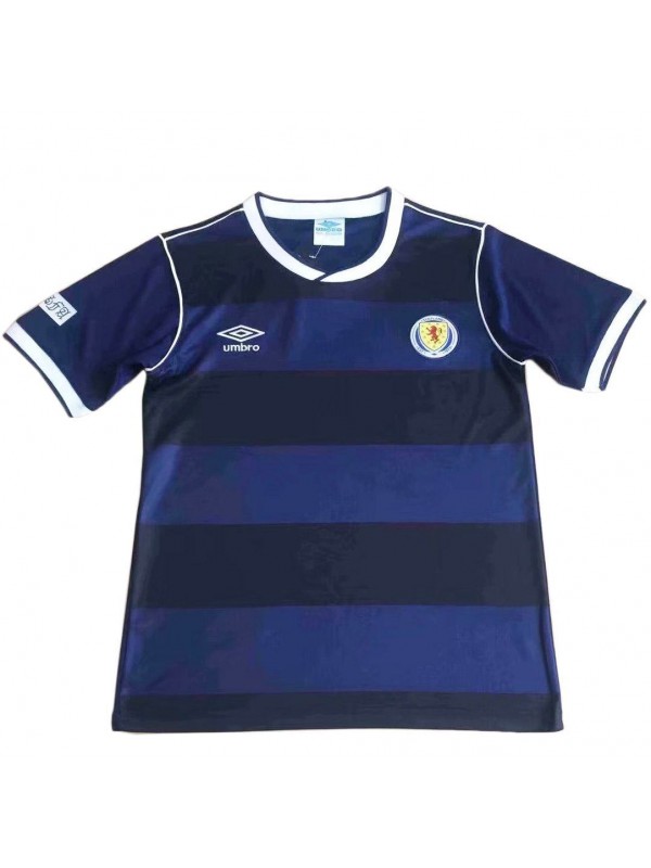 Scotland home retro soccer jersey maillot match men's first sportswear football shirt 1986